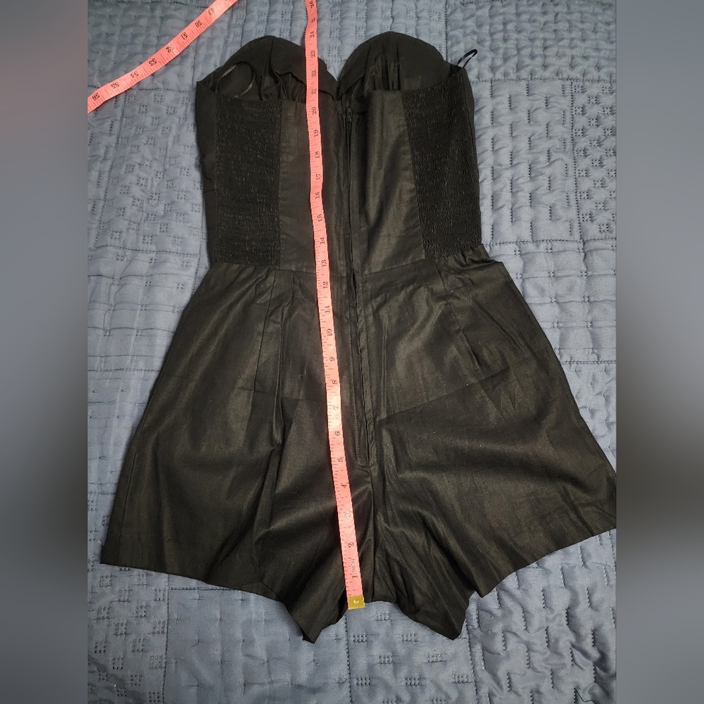 Hearts and Found curtsie playsuit set in black XS - Picture 11 of 13